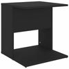 Living Room Modern Side Table Black 45x45x48 cm Chipboard