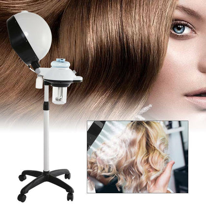 Concise Home Salon Professional Hair Steamer Conditioning Rolling Floor Stand