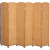 4/6 Panels Wooden Room Divider Folding Privacy Screen Space Separator Partition