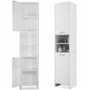 Tall Bathroom Cabinet Cupboard Stand Kitchen Pantry Laundry Storage Unit Shelves