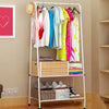 Clothes Storage Shelfs Rail Rack Garment Dress Hanging Display Shoes Stand UK