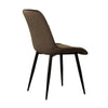 2× Modern Kitchen Dining Chairs Velvet Padded Seat Office Living Room Chair Set
