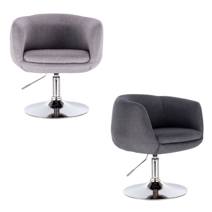 Bar Stools Breakfast Kitchen Swivel Gas Lift Club Cafe Chairs Linen Metal Stool