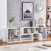 DIY TV Stand Display Storage Shelf Entertainment Units Living Room Bedroom White