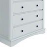 Carden Bedroom Chest of Drawers 5 Drawer Storage Cabinet White & Oak Furniture