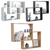 Floating Wall Cube Shelves Set of Cross Cubes Hanging Storages Display Shelving