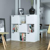 Wooden 9 Cube Storage Unit Display Bookshelf Cupboard Doors Bookcase Shelving UK