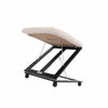 NEW! Adjustable Folding Cushion Padded Footstool Foot Leg Rest