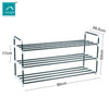 KNIGHT 3 / 5 /7 Tier Heavy Duty Metal Shoe Rack,Quick Assembly No Tools Required