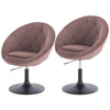 1/2/4/6x Bar Stools Kitchen Breakfast Swivel Counter Dining Chairs Velvet Metal