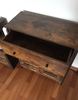 Industrial Side Cabinet Vintage Storage Sideboard 2 Doors Rustic Cupboard Drawer