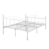 4ft6 Double Bed Frame Metal Bed Solid Bedstead Base with Large Storage Space New