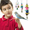 15 Pack Parrot Set Toys Metal Rope Small Ladder Stand Budgie Cockatiel Cage Bird