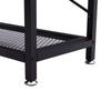 Slim Console Table Industrial Wood Living Room Hallway Side Table with Shelf