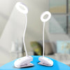 LED USB Clip On Flexible Desk Lamp Dimmable Memory Bed Reading Table Study Light