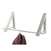 Stainless Steel Double Folding Wall Clothes Hanger Laundry Rack Retractable