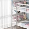 OLIVER WHITE WOODEN BUNK BED SINGLE