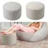 Fabric Round Ottoman Footstools Foot Rest Stool Pouffe Living Room Furniture NEW