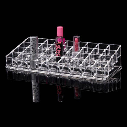 Acrylic Lipstick Holder Cosmetic Organizer Storage Makeup Case 36 Slot