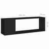 TV Cabinet Black 100x24x32 cm Chipboard Living Room Hot Sale