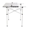 FOLDING CAMPING TABLE LIGHTWEIGHT PORTABLE OUTDOOR ALUMINIUM FRAME WITH BAG UK