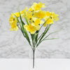 ARTIFICIAL SILK FLOWERS SMALL DAFFODIL BUNCH Wedding Home Outdoor