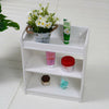 White Floating Wall Mount Bathroom Storage Rack Display Shelf Shower Caddy Unit