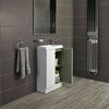 Storage sink Alpine Duo 495mm floor standing vanity unit gloss white RRP £295