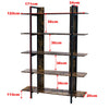 3/4/5 Tier Industrial Shelving Unit Display Stand Book Shelf Wooden Rack Storage