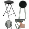 Folding Compact Padded Stool High Chair Breakfast Bar Stools Seat Home Office