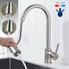 Modern Kitchen Sink Mixer Taps Pull Out Single Lever Chrome Brass Spray Mono Tap