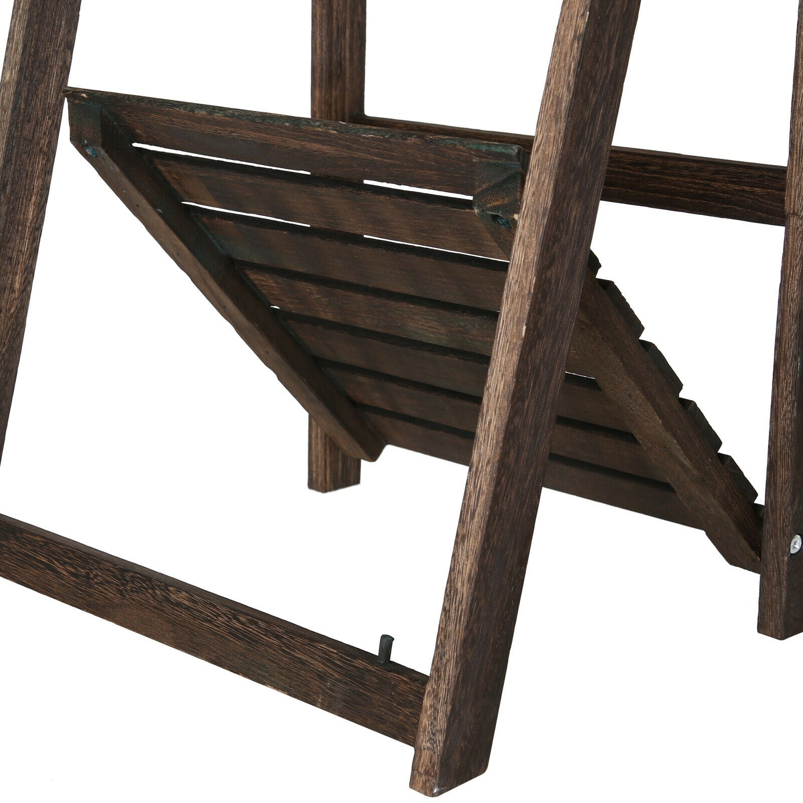 4 Tier Ladder Book Shelf Bookcase Garden Flower Plant Pot Display Rack Wooden