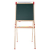 Kids Easel Wooden 2 in 1 Blackboard Whiteboard Childrens Drawing Art Chalk Board