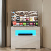 High Gloss LED Corner TV Stand Cabinet Entertainment Unit Sideboard Cupboard