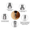 22PCS Damaged Screw Extractor Remover Broken Bolt Easy Out Stripped Drill Bits.