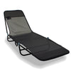 Sun Lounger Outdoor Garden Patio Recliner Bed Adjustable Back Foot Rest Chair