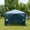 Pop-up Gazebo 3x3M 2x2M Heavy Duty Canopy Garden Party Tent Waterproof w/Sides