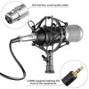 USB Condenser Microphone Live Streaming Studio Recording Gaming Kit W/ Mic Mount