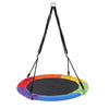 100cm Giant Nest Web Rope Hanging Tree Swing Seat Round Backyard Playground