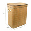 Large Laundry Basket Hamper Washing Dirty Clothes Storage Bin Organiser with Lid