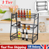 3 Tier Kitchen Spice Rack Storage Organizer Seasoning Bottle Stand Shelf Holder