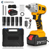 Brushless Cordless Impact Wrench & 4 Sockets / Charger/21V 6.0Ah Li-Ion Battery