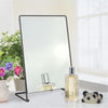 Modern Metal Frame Vanity Tabletop Mirror Free Standing Makeup Dressing Bathroom