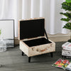 Dressing Table Stool Storage Ottoman Footstool Pouffe Seat Bedroom Makeup Chair