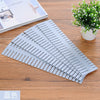 24X Adjustable Drawer Dividers Organiser Socks Make Up Plastic Closet Separators