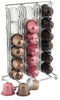 Espresso Chrome Coffee Machine Drink Pod Capsule Tower Rack Holder Stand 36pcs