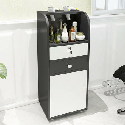 Bedside Table Drawer Cabinet Bedroom Furniture Nightstand Salon Storage Shelf