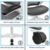 High Back Mesh Office Chair Ergonomic Swivel Chair Adjustable Headrest Armrest