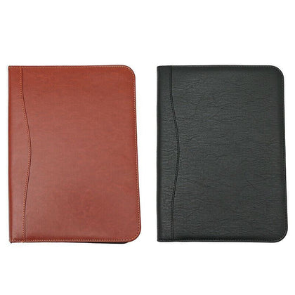 A4 Business Executive Portfolio Faux PU Leather Conference Document Folder File
