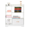 Storage Cabinet Bookcase Bookshelf Doors Shelving Display Unit Small Organiser